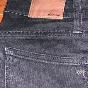 Madewell black skinny jeans